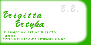 brigitta brtyka business card